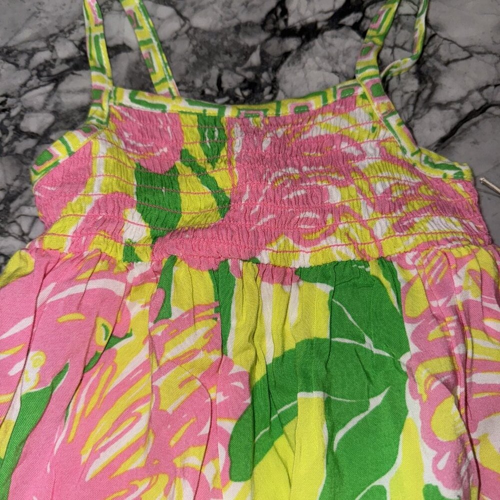 Lilly Pulitzer For Target 2015 Baby Girls 12 Months Dress Pink Green NEW - Picture 3 of 4